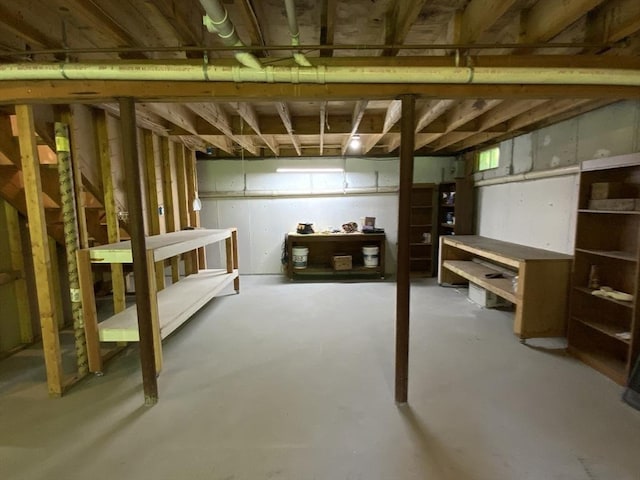 186 Hoosac Rd, Conway, MA 01341 - view of unfinished basement
