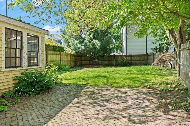 21 College Hill Rd, Somerville, MA 02144 - view of yard with a patio area