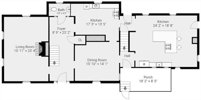 21 College Hill Rd, Somerville, MA 02144 - floor plan / room layout