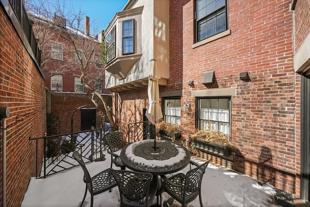 view of patio / terrace with outdoor dining area