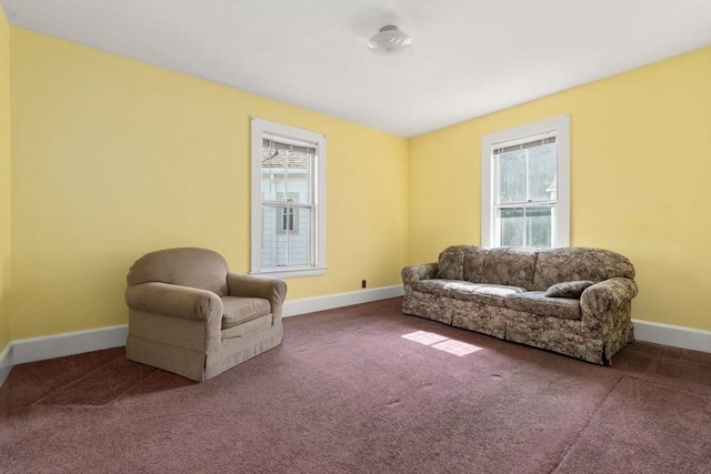 57 Rindge Ave, Cambridge, MA 02140 - living room with healthy amount of natural light, carpet, and baseboards