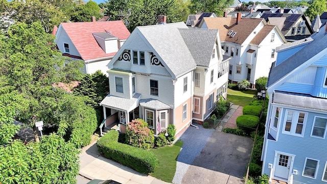 57 Rindge Ave, Cambridge, MA 02140 - aerial perspective of suburban area
