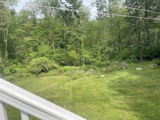 20 Colby Rd, Bridgewater, MA 02324 - view of grassy yard featuring a view of trees