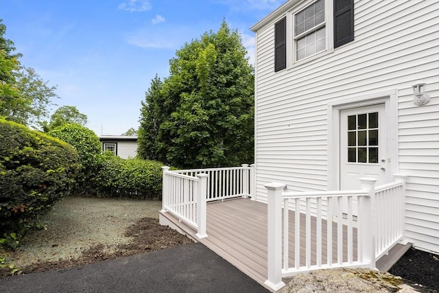 9 Bishop Rd, Quincy, MA 02170 - view of wooden deck