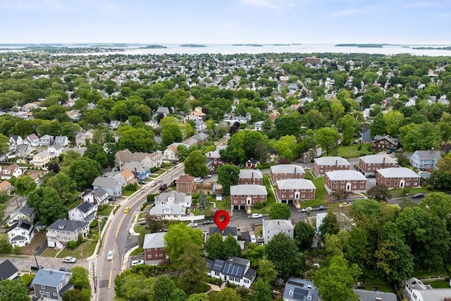 9 Bishop Rd, Quincy, MA 02170 - aerial view of property's location featuring nearby suburban area and a nearby body of water
