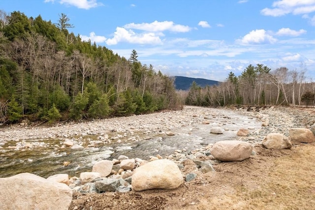 113 Glen Rd, Gorham, NH 03581 - mountain view featuring a heavily wooded area