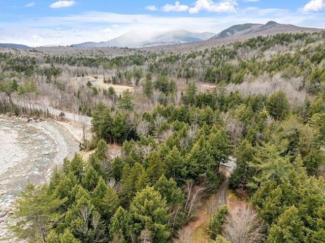 113 Glen Rd, Gorham, NH 03581 - bird's eye view of a mountainous background and a forest
