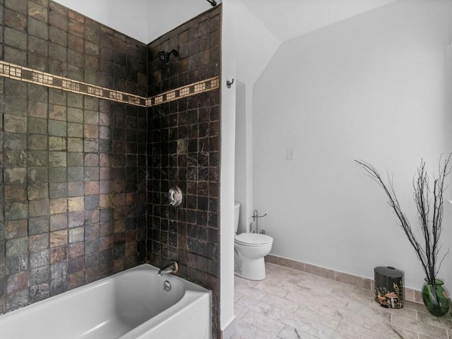 58 Oliver St Unit 2, Somerville, MA 02145 - bathroom featuring toilet and bathtub / shower combination