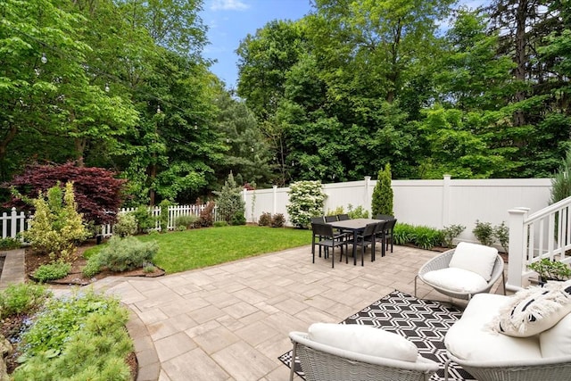 323 Lake Ave Unit 323, Newton, MA 02461 - view of patio featuring outdoor dining space