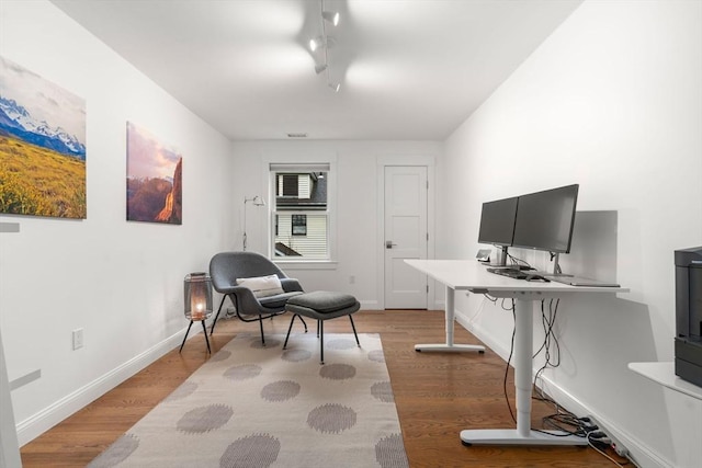 323 Lake Ave Unit 323, Newton, MA 02461 - office space featuring light wood-style floors, baseboards, and rail lighting