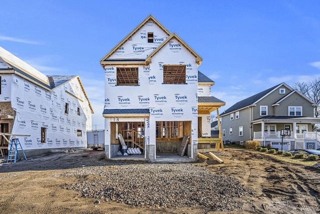 view of rear view of property