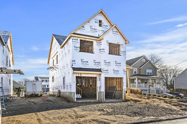 view of property in mid-construction