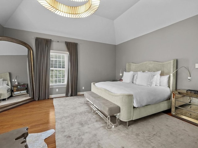 17 Olde Hickory Path, Westborough, MA 01581 - bedroom featuring wood finished floors and high vaulted ceiling
