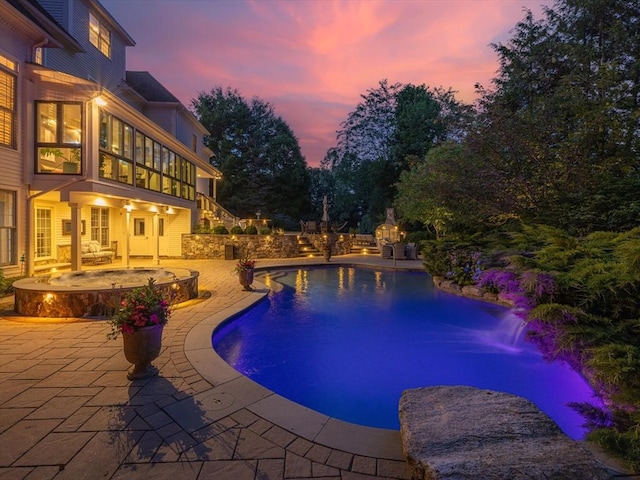17 Olde Hickory Path, Westborough, MA 01581 - outdoor pool featuring a patio area