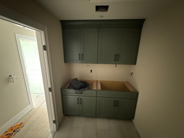 kitchen featuring baseboards
