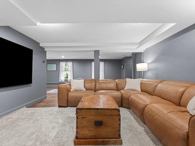 35 Forster Rd, Manchester, MA 01944 - living area with wood finished floors and baseboards