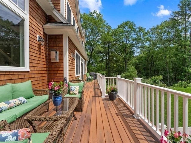 35 Forster Rd, Manchester, MA 01944 - wooden terrace featuring an outdoor hangout area