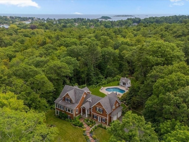 35 Forster Rd, Manchester, MA 01944 - bird's eye view of a heavily wooded area