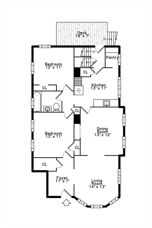 57 Ardale St, Boston, MA 02131 - property floor plan