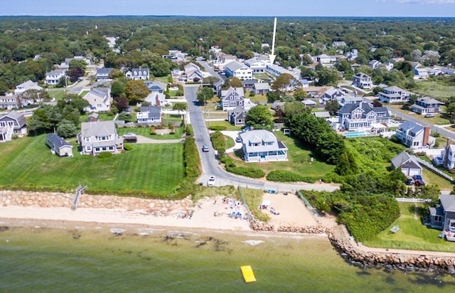 aerial view featuring a residential view