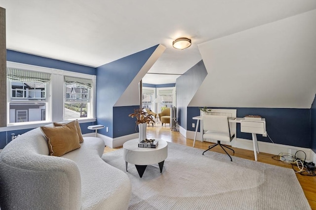 1 Murdock Ter, Boston, MA 02135 - living area with baseboards and wood finished floors