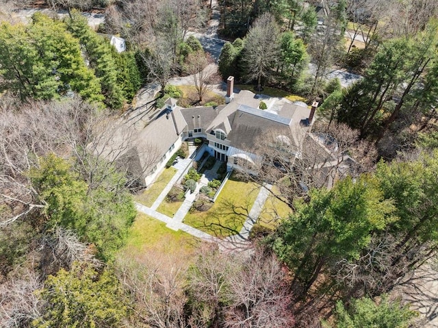 135 Marsh St, Belmont, MA 02478 - drone / aerial view