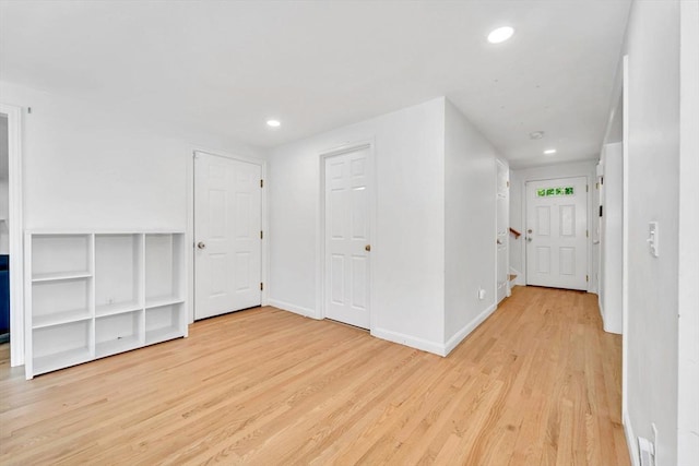 47 Fenwick Cir, Methuen, MA 01844 - spare room with light wood-style flooring and recessed lighting