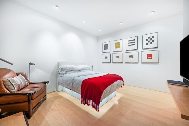 175 Commonwealth Ave Unit A, Boston, MA 02116 - bedroom with wood-type flooring and recessed lighting