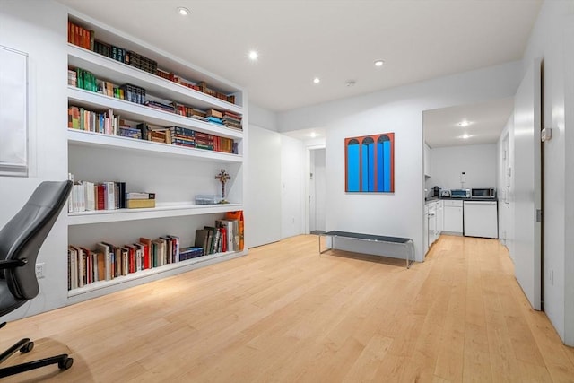 175 Commonwealth Ave Unit A, Boston, MA 02116 - hallway with light wood-style floors and recessed lighting