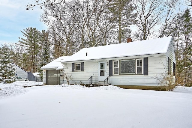 view of front of home