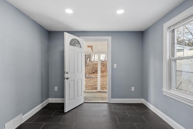 entryway featuring plenty of natural light