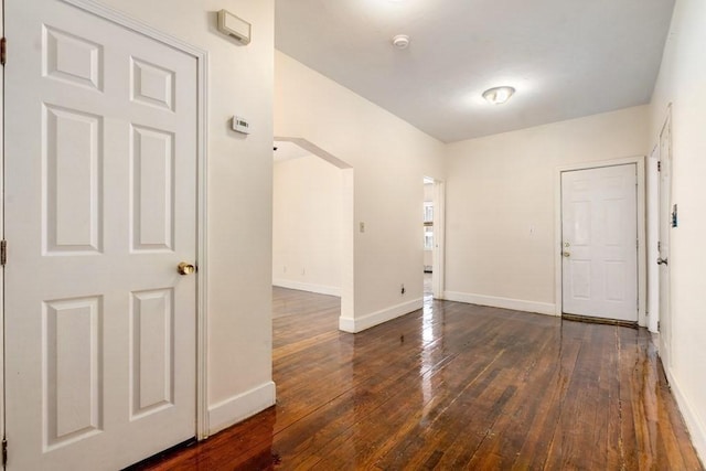 25-29 Astoria St, Boston, MA 02126 - foyer entrance featuring baseboards and dark wood finished floors