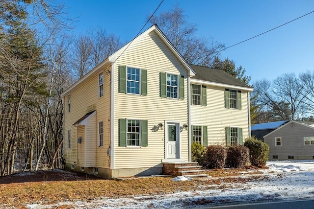 view of front of home