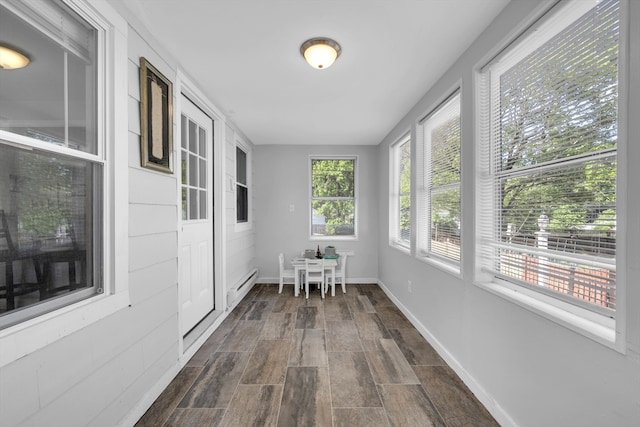 1 Walter St, Worcester, MA 01609 - sunroom / solarium with a baseboard heating unit and stone finish flooring