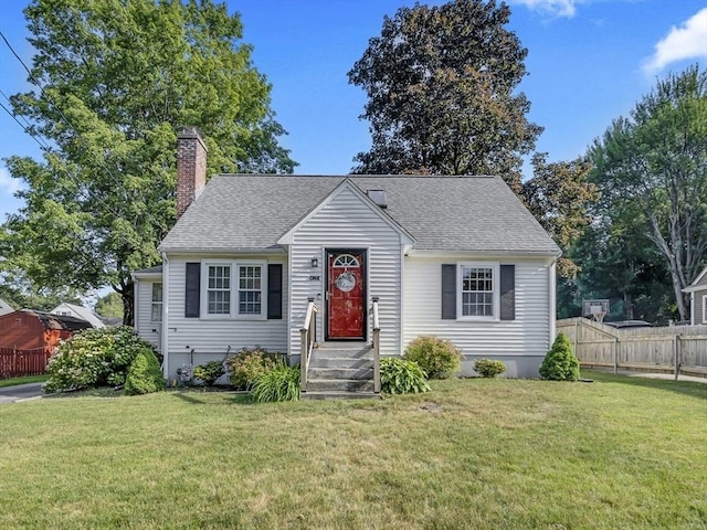 1 Walter St, Worcester, MA 01609 - view of front facade with a chimney and roof with shingles