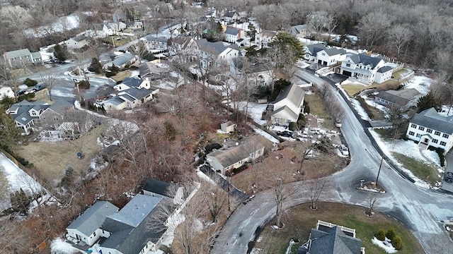 aerial view featuring a residential view