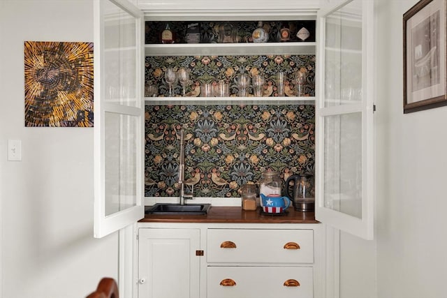 detailed view of a sink