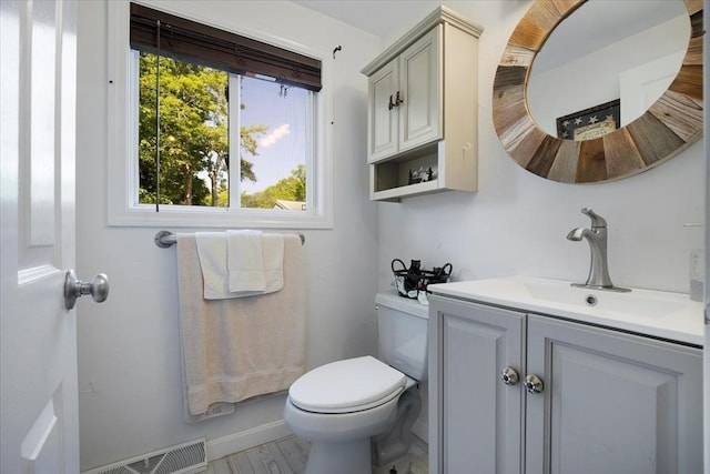 42 Beechwood Dr, Mashpee, MA 02649 - half bathroom featuring vanity and wood finished floors
