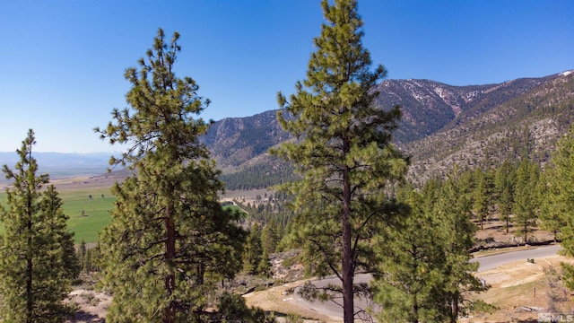 view of mountain view