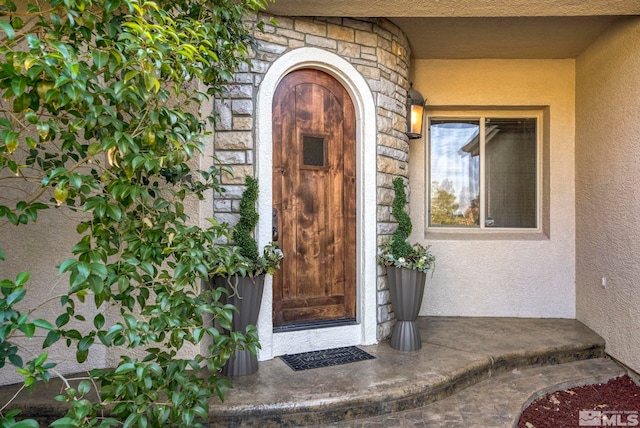 view of entrance to property