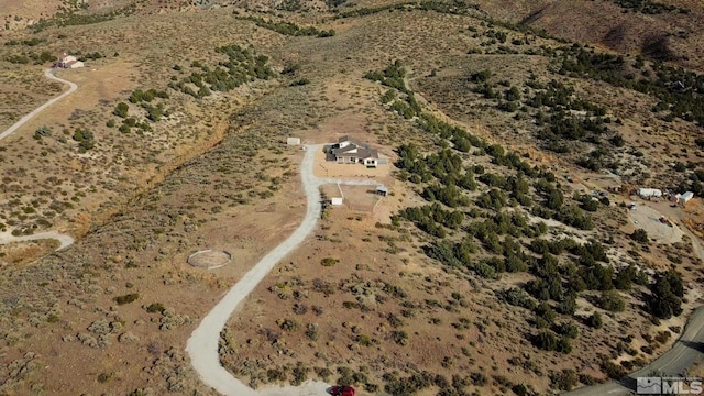 view of aerial view