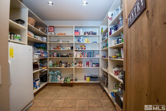 view of pantry