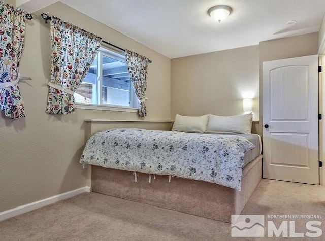 bedroom featuring carpet floors