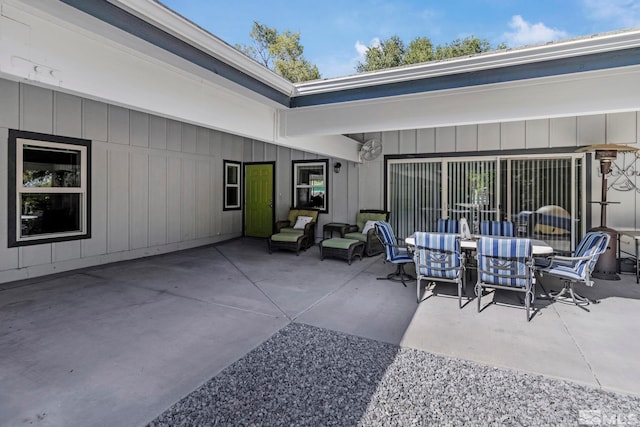 view of patio with outdoor lounge area