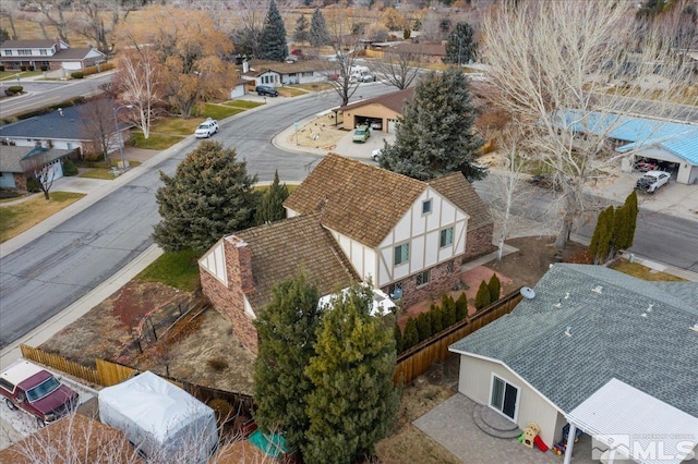 view of aerial view