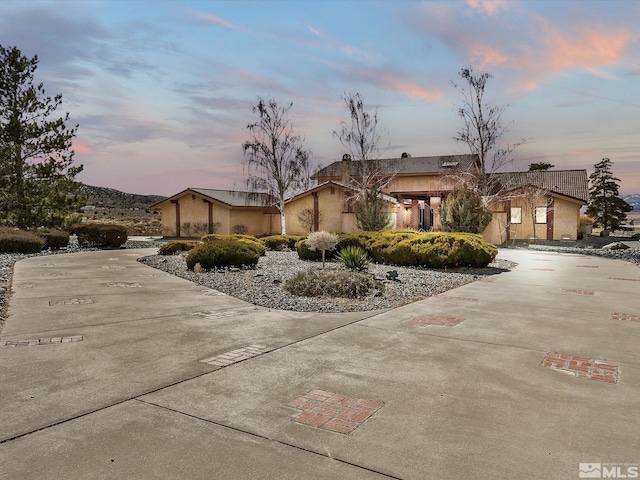 view of ranch-style house