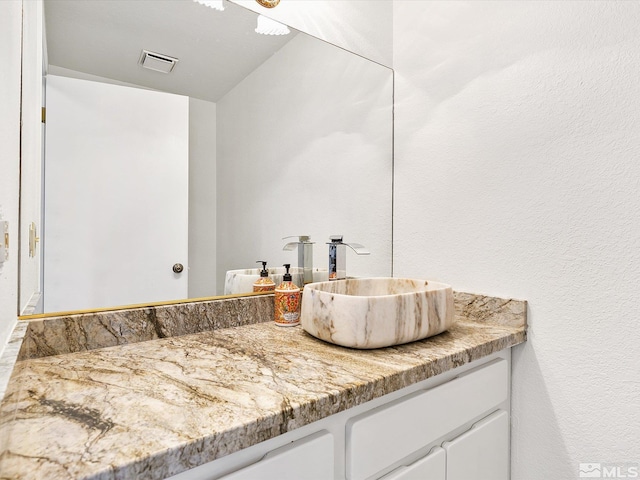 bathroom featuring vanity with extensive cabinet space