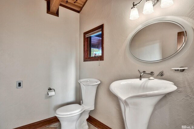 bathroom with toilet