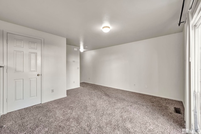 empty room with carpet floors