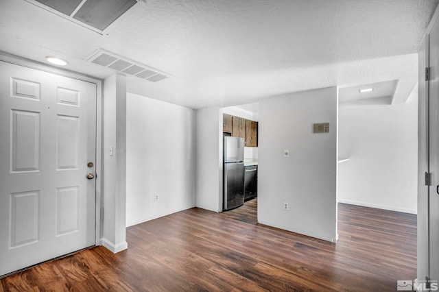 interior space featuring dark wood-type flooring